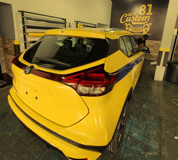 Envelopamento de taxi